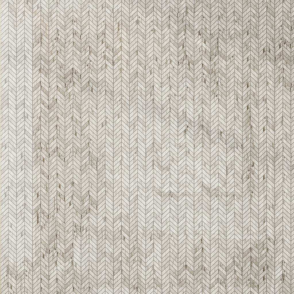 polished frosted white marble chevron mosaic tile with gray veins and crystal sand finish