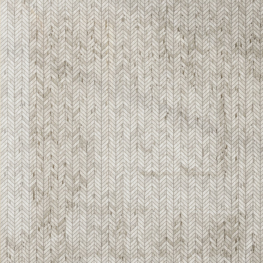 polished frosted white marble chevron mosaic tile with gray veins and crystal sand finish