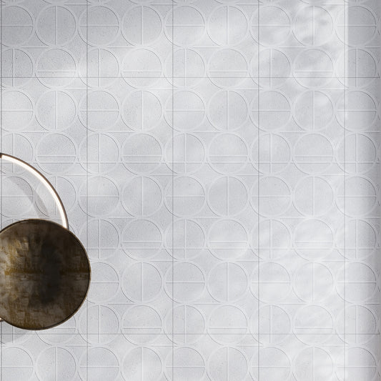 Soft Cloud White 16x48 Matte Ceramic Deco Large Tile (15.5 sq ft/case, 3-Pack)