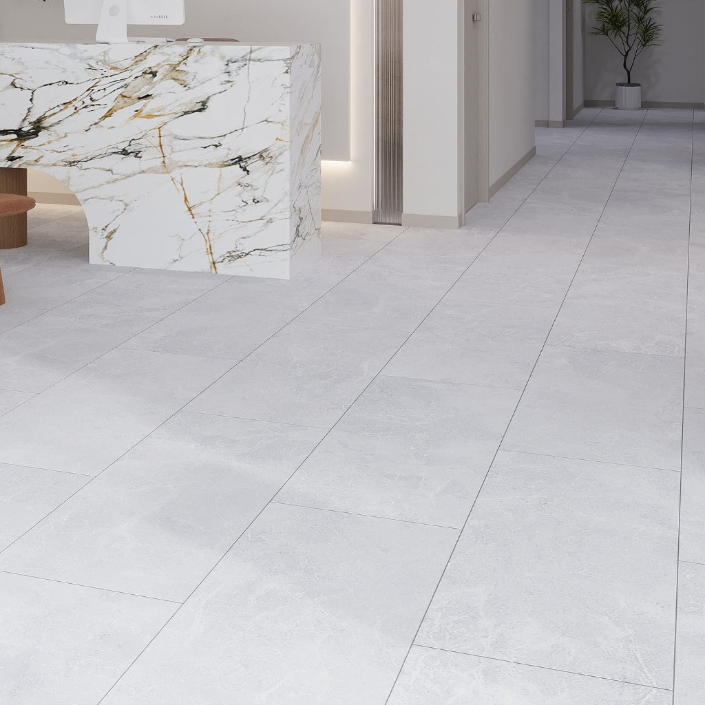 Soft Cloud White 16x48 Matte Ceramic Large Tile (15.5 sq ft/case, 3-Pack)