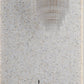 Polished white gray penny round Calacatta Gold marble mosaic tile with gold and gray veining