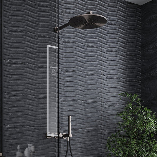 Coal Black 12x24 Matte Field Porcelain Tile (5 pack, 10.763 sq ft/case)