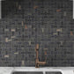 Black 12x12 Matte Basketweave Porcelain Mosaic Tile (5 pack, 4.84 sq ft/case)
