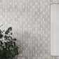 Thassos White, Wooden Grey 10x11 Polished Arabesque Marble Mosaic Tile (5 pack, 4 sq ft/case)