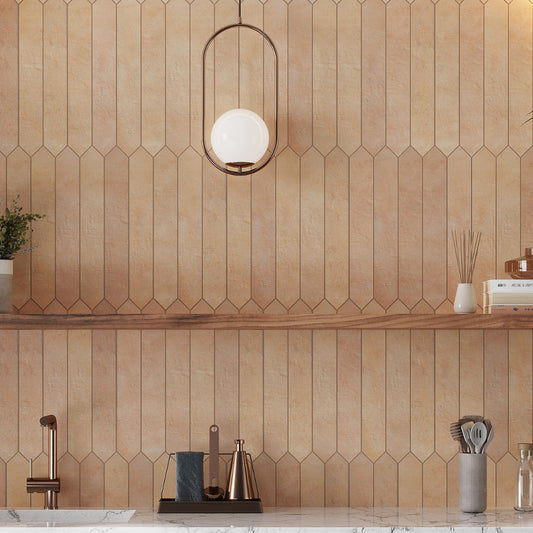 Terracotta 3x19 Matte Picket Porcelain Tile (20 pack, 7.65 sq ft/case)