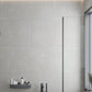 Warm gray porcelain large format tile with gold flecks and matte finish, 24x48 inch rectangular shape