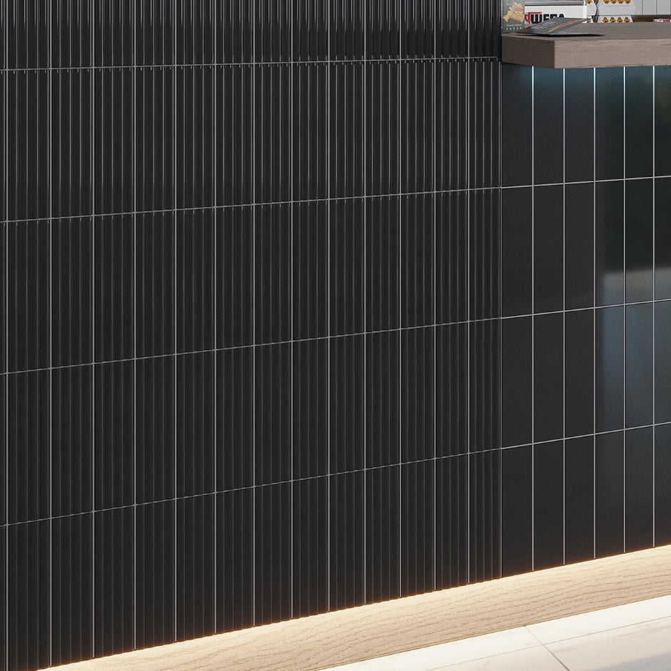 Ribbed Tile | Shop Ceramic & Porcelain Tiles for Showers, Walls & More ...
