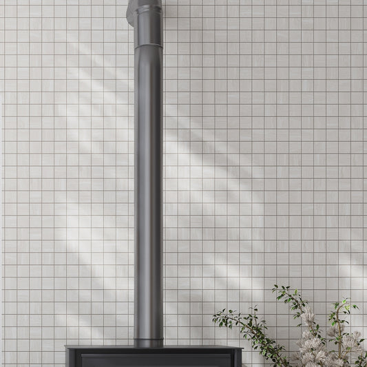 Warm Beige 12x12 Matte Square Stone-look Porcelain Mosaic Tile (11 pack, 10.66 sq ft/case)