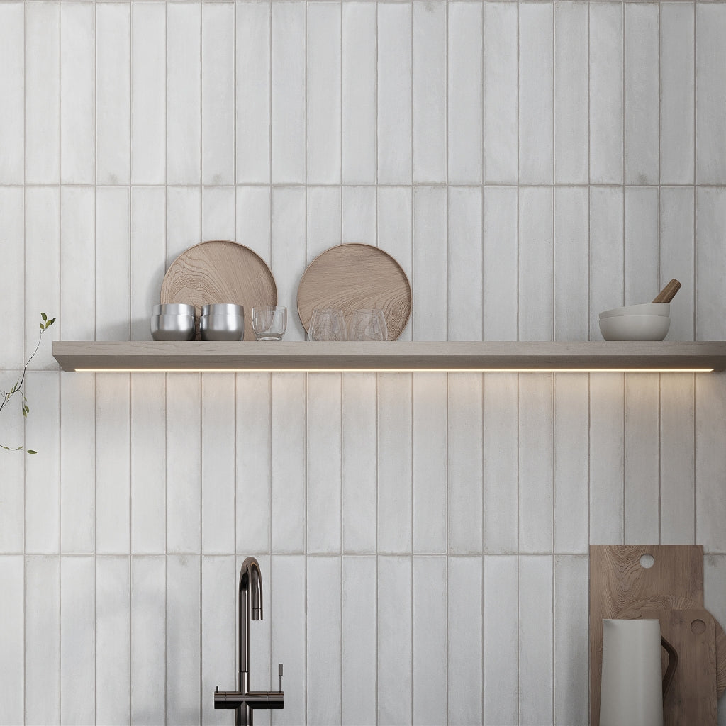 Crisp White 3x16 Matte Subway Porcelain Tile (44 pack, 14.21 sq ft/case)