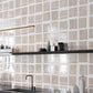 Gray Beige 8x8 Matte, Glossy Square Motif Porcelain Tile (29 pack, 12.49 sq ft/case)