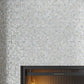 Glossy pearl white 12x12 square glass mosaic tile with varied small square pattern