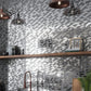 Gray 12x12 Glossy Glass Brick Mosaic Tile (4.79 sq ft/case, 5-Pack)