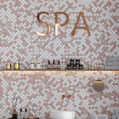 Pink Marble Tile
