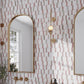 Thassos, Norway Rose 12x12 Polished Picket Mosaic Tile (5.3 sq ft/case, 5-Pack)