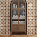 White Terracotta 8x8 Matte Square Motif Porcelain Tile (15 pack, 6.46 sq ft/case)