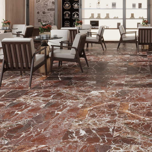 Rosso Levanto 24x24 Matte Color Body Porcelain Large Tile (15.5 sq ft/case, 4-Pack)
