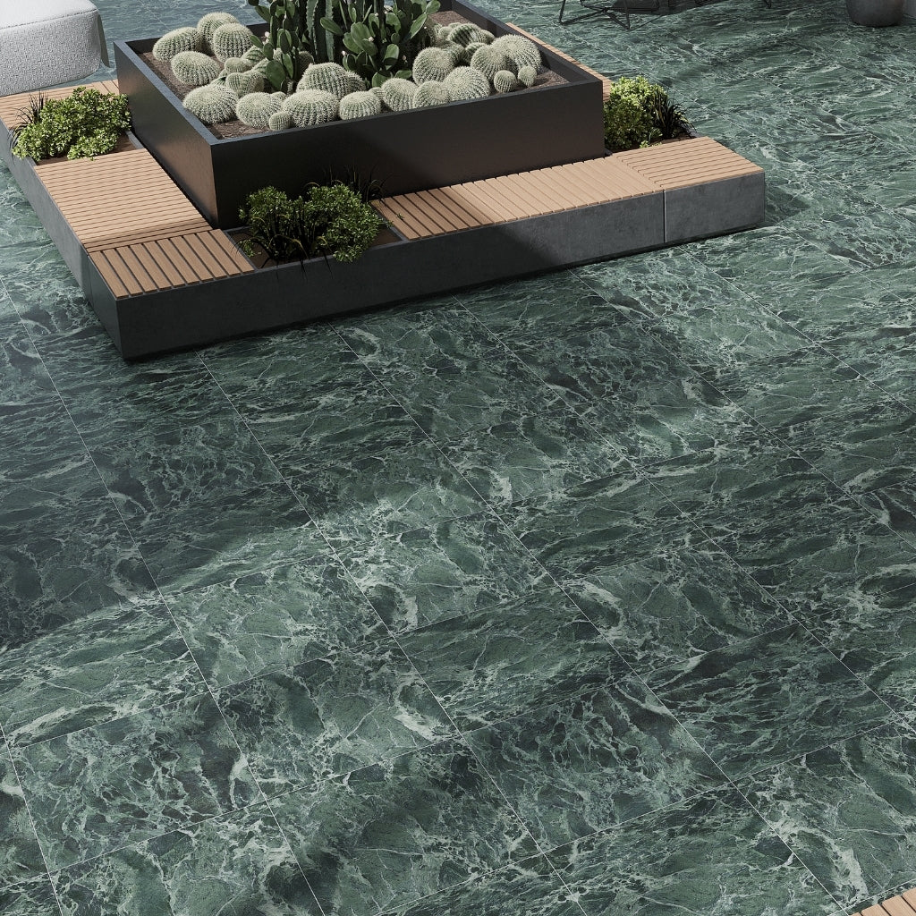 Verde Alpi 24x24 Matte Color Body Porcelain Large Tile (15.5 sq ft/case, 4-Pack)