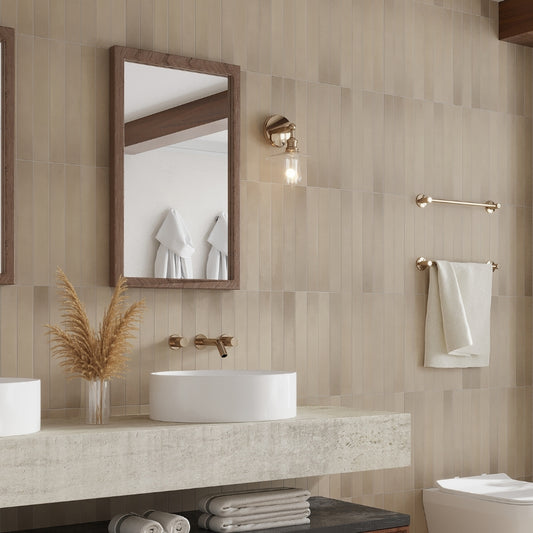 Clay Beige 2x16 Matte Porcelain Elongated Subway Tile (10.76 sq ft/case, 50-Pack)