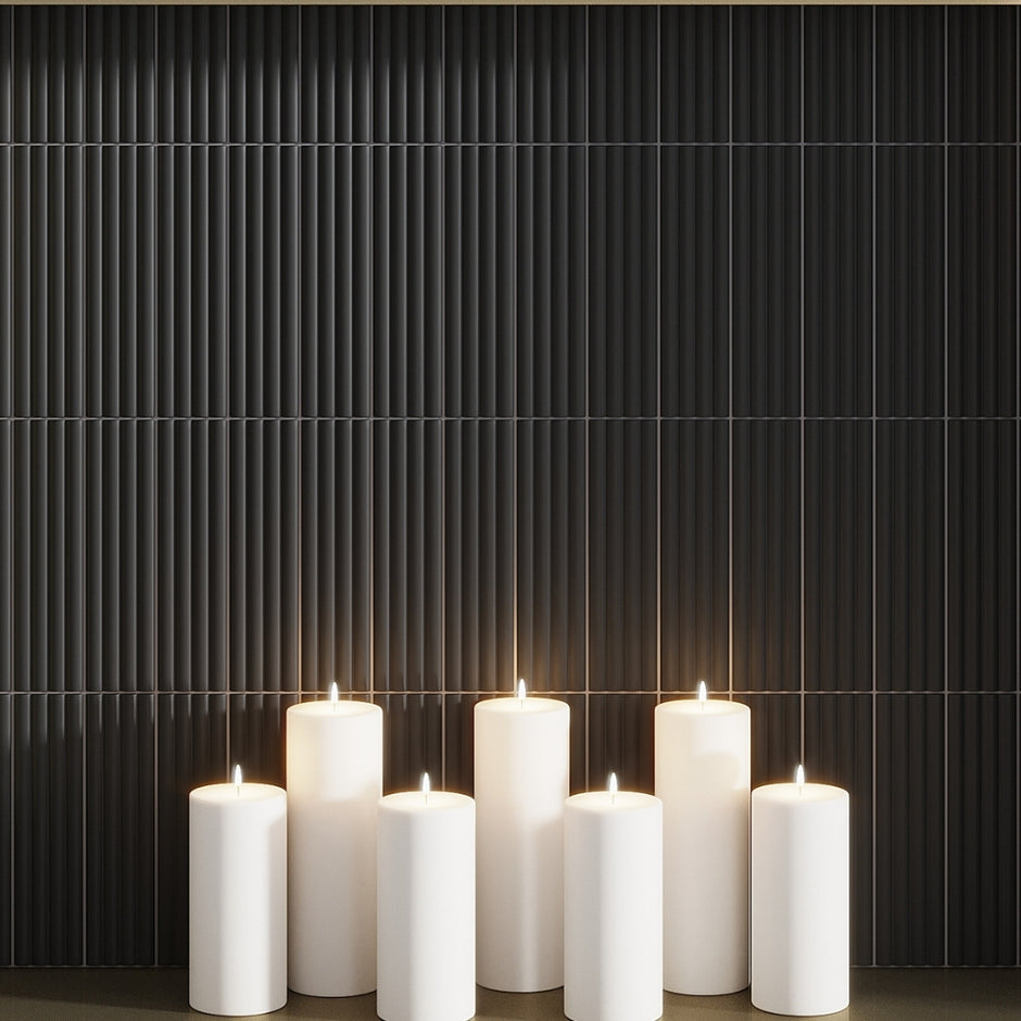 Ribbed Tile | Shop Ceramic & Porcelain Tiles for Showers, Walls & More ...