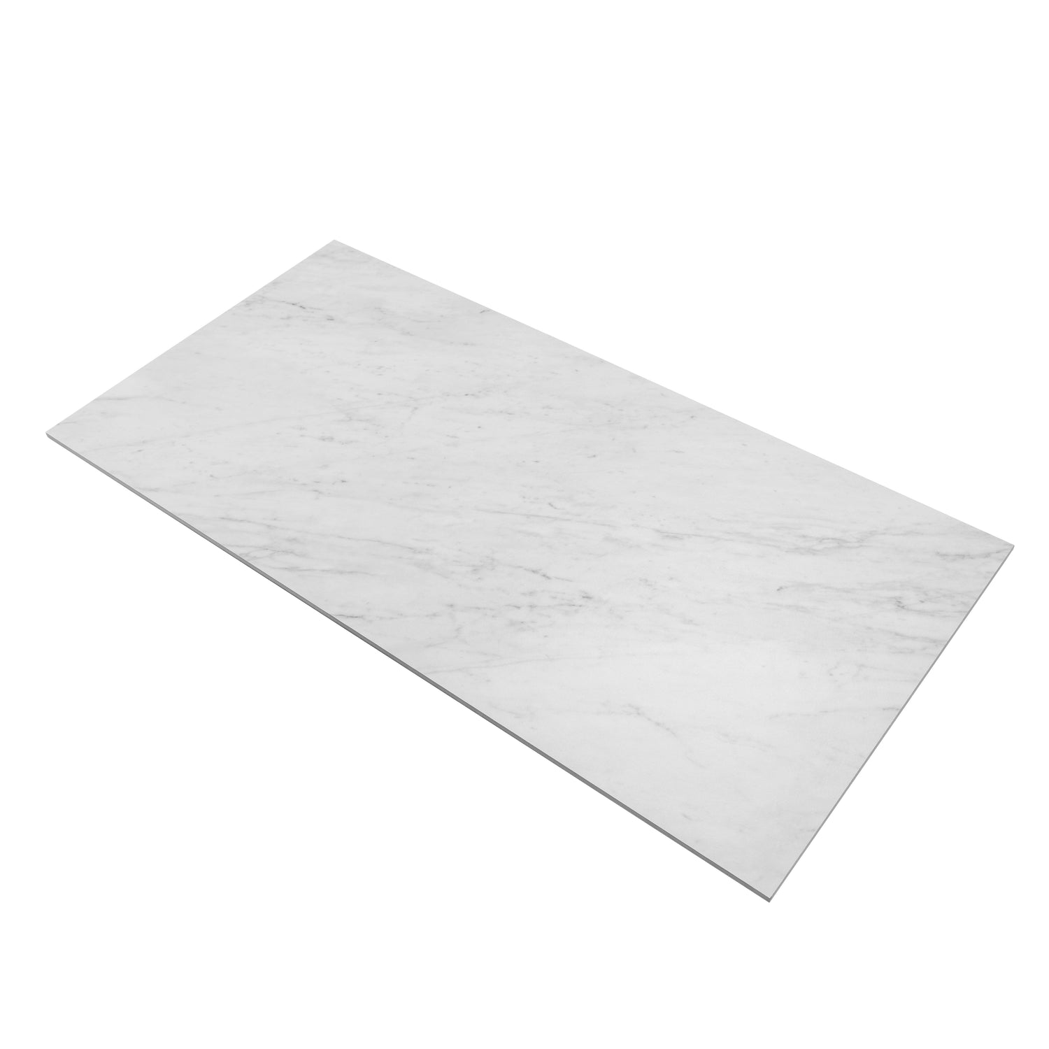 White 24x48 Matte Porcelain Large Tile (15.5 sq ft/case, 2-Pack)