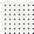 White and black 12x12 matte gres porcelain basketweave mosaic tile with marble pattern