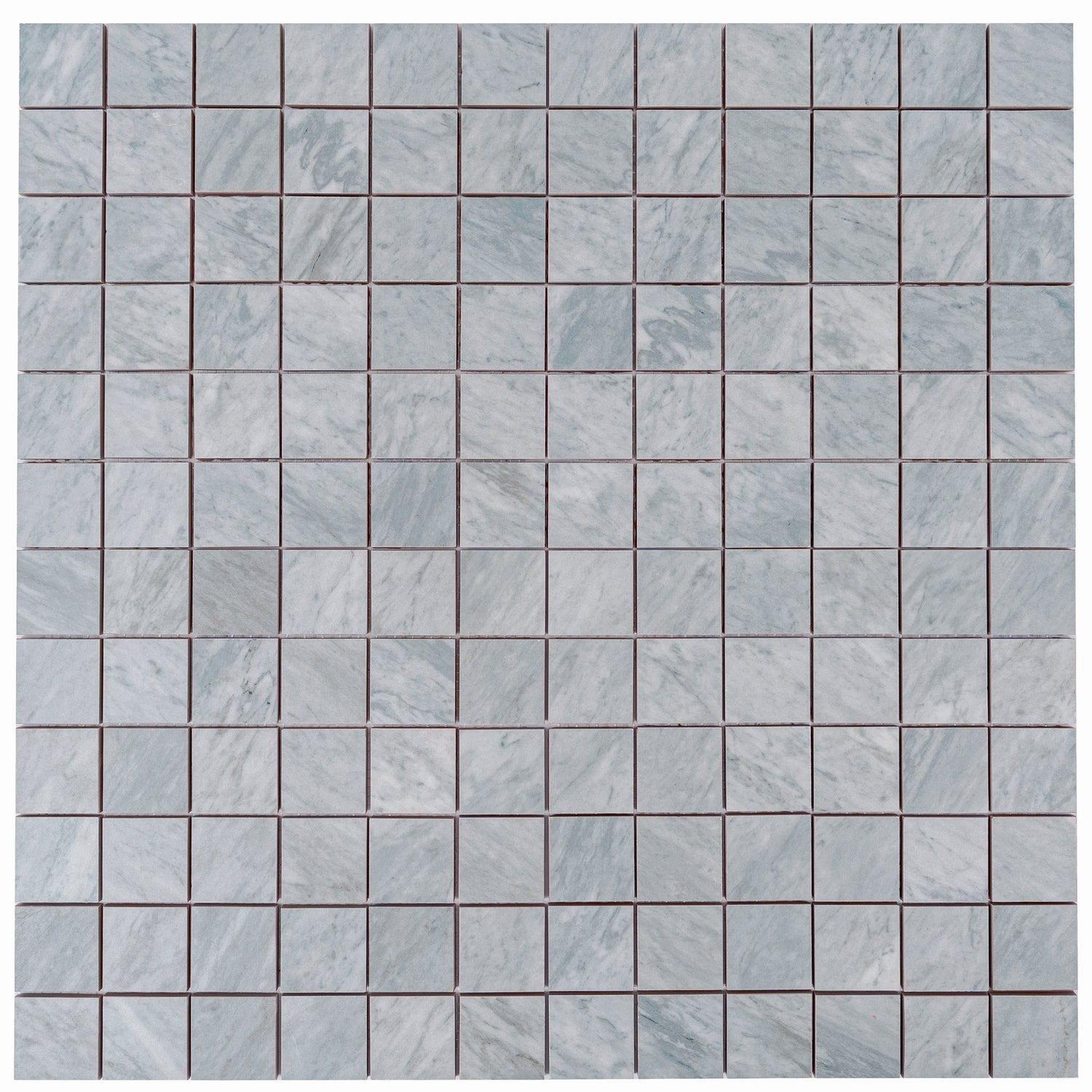 Smoke Blue 12x12 Matte Gres Porcelain Square Mosaic Tile (5.82 sq ft/case, 6-Pack)
