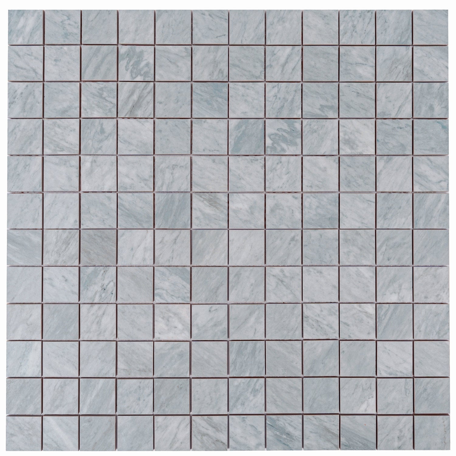 Sample - Smoke Blue 12x12 Matte Gres Porcelain Square Mosaic Tile (5.82 sq ft/case, 6-Pack)