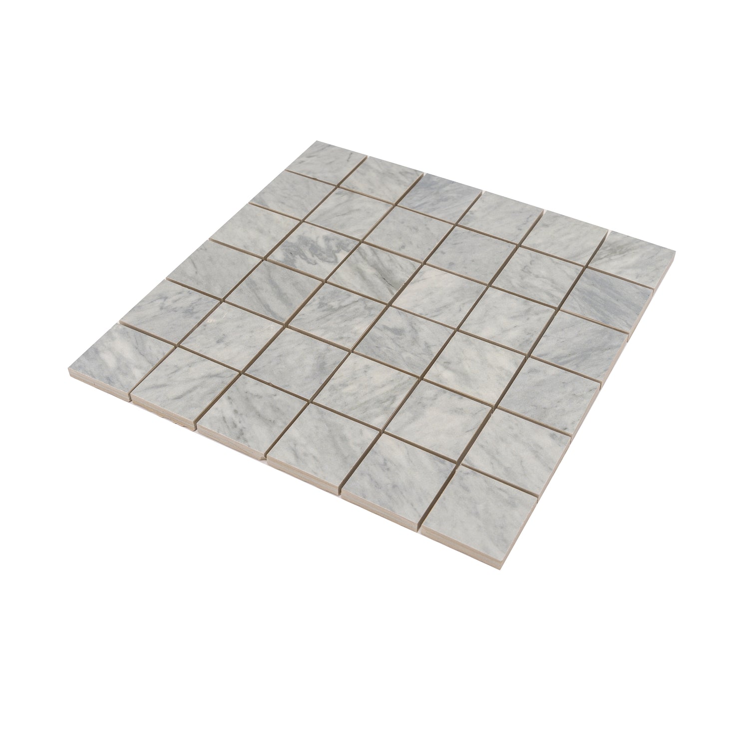 Smoke Blue 12x12 Matte Gres Porcelain Square Mosaic Tile (5.82 sq ft/case, 6-Pack)