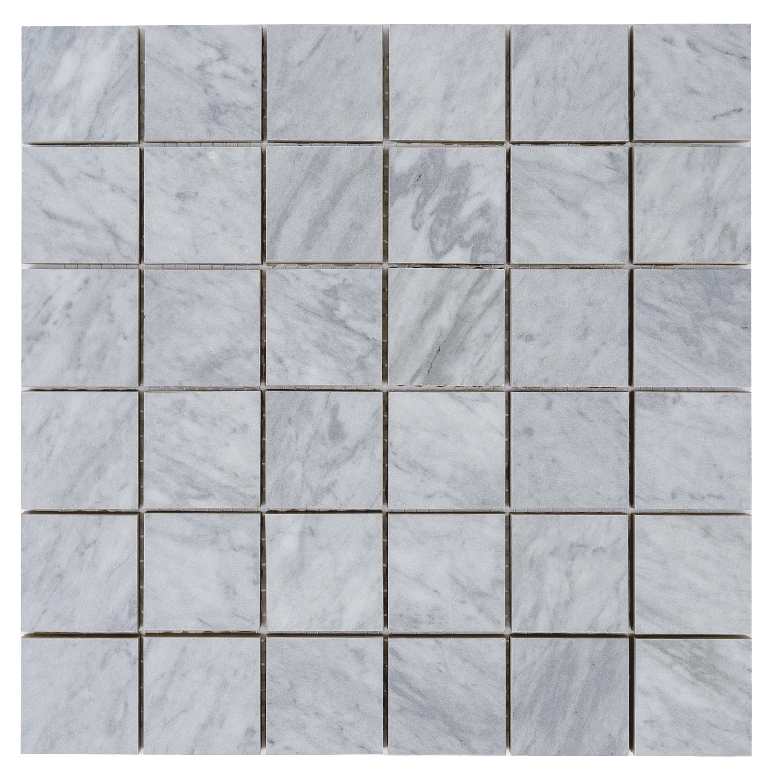 Smoke Blue 12x12 Matte Gres Porcelain Square Mosaic Tile (5.82 sq ft/case, 6-Pack)