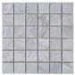 Sample - Smoke Blue 12x12 Matte Gres Porcelain Square Mosaic Tile (5.82 sq ft/case, 6-Pack)