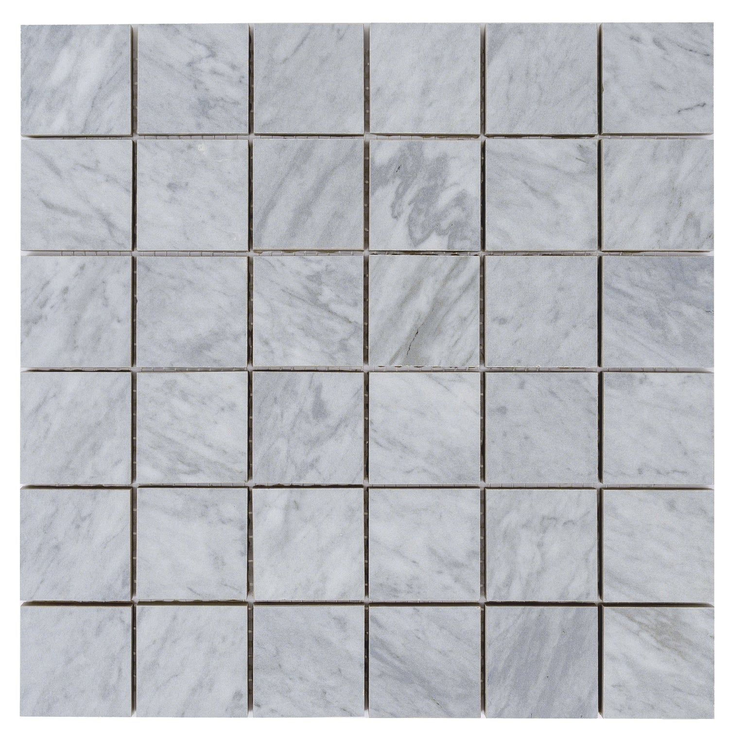 Sample - Smoke Blue 12x12 Matte Gres Porcelain Square Mosaic Tile (5.82 sq ft/case, 6-Pack)