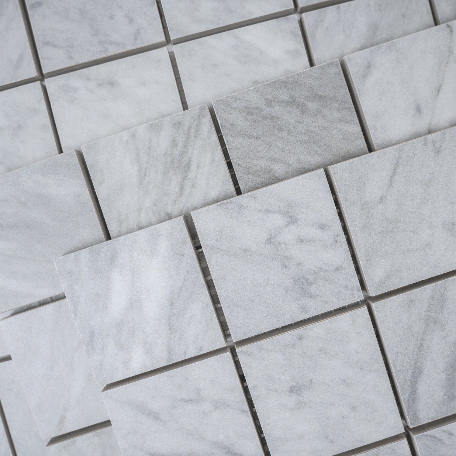 Smoke Blue 12x12 Matte Gres Porcelain Square Mosaic Tile (5.82 sq ft/case, 6-Pack)