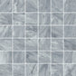 Sample - Smoke Blue 12x12 Matte Gres Porcelain Square Mosaic Tile (5.82 sq ft/case, 6-Pack)