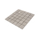 Sample - Ash Gray 12x12 Matte Gres Porcelain Square Mosaic Tile (5.82 sq ft/case, 6-Pack)