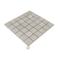 Sample - Ash Gray 12x12 Matte Gres Porcelain Square Mosaic Tile (5.82 sq ft/case, 6-Pack)