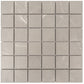Sample - Ash Gray 12x12 Matte Gres Porcelain Square Mosaic Tile (5.82 sq ft/case, 6-Pack)
