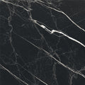 Nero Black 24x24 matte porcelain tile with white veining for elegant flooring