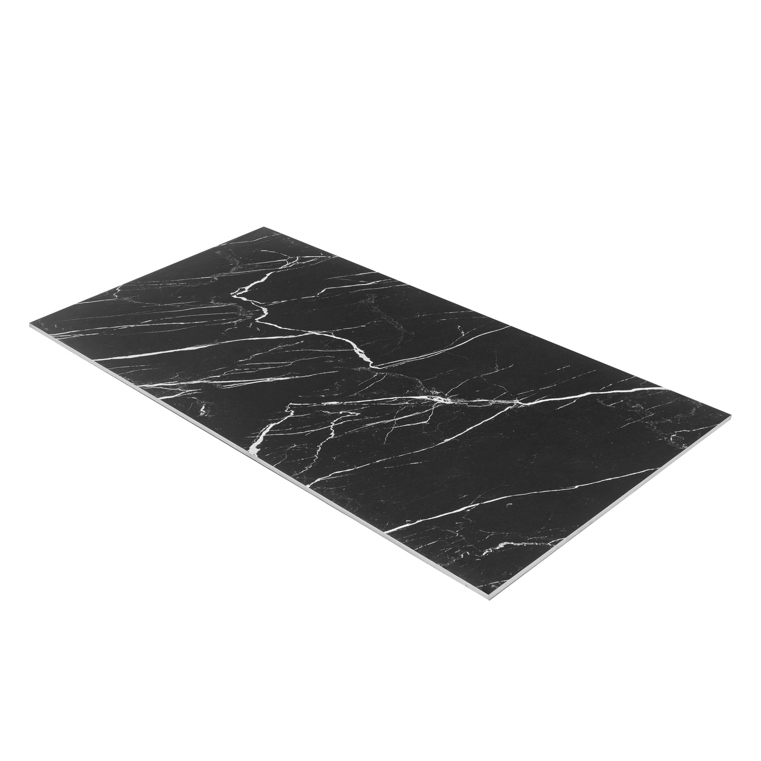 Nero Black 24x48 Matte Porcelain Large Tile (15.5 sq ft/case, 2-Pack)