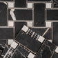 Nero Black, White 12x12 Matte Gres Porcelain Basketweave Mosaic Tile (5.82 sq ft/case, 6-Pack) - Sample