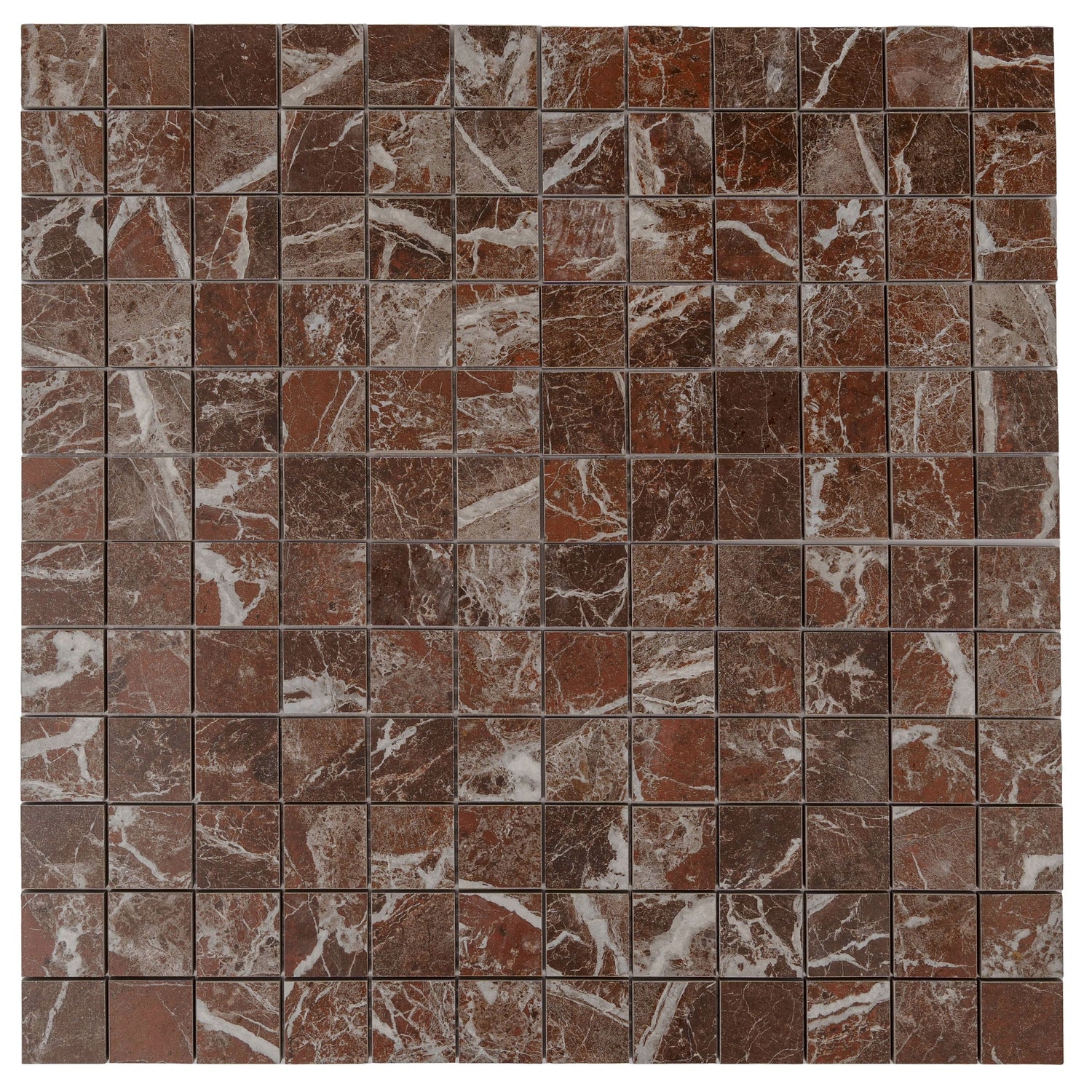 Rosso Levanto 12x12 Matte Gres Porcelain Square Mosaic Tile (5.82 sq ft/case, 6-Pack) - Sample