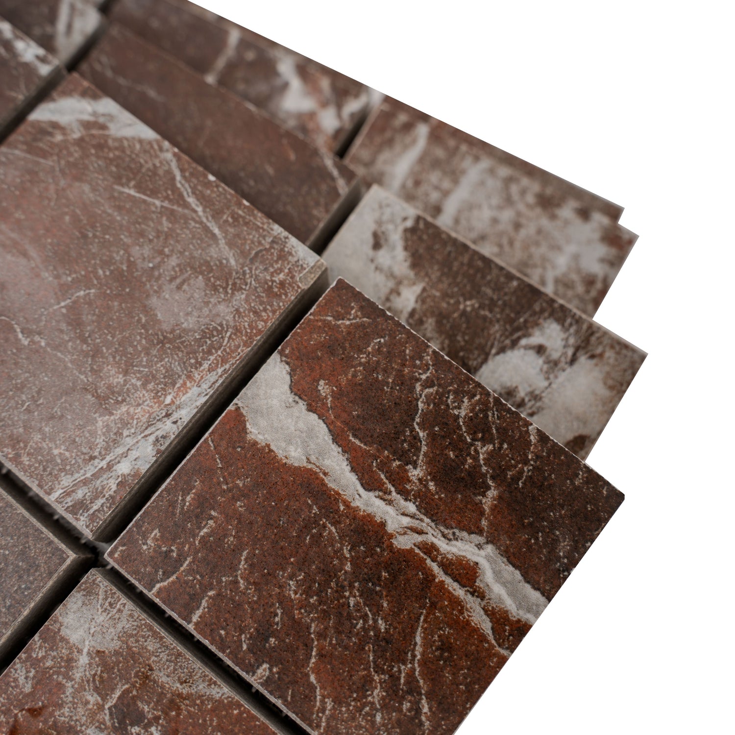 Rosso Levanto 12x12 Matte Gres Porcelain Square Mosaic Tile (5.82 sq ft/case, 6-Pack) - Sample
