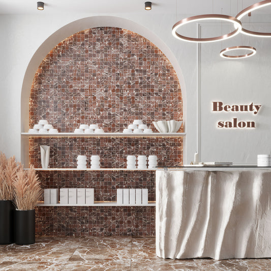 Rosso Levanto 12x12 Matte Gres Porcelain Square Mosaic Tile (5.82 sq ft/case, 6-Pack)