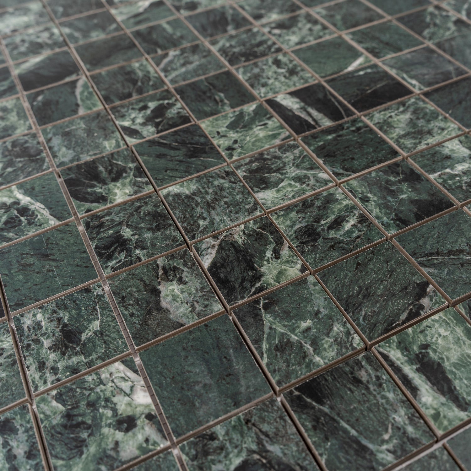 Verde Alpi 12x12 Matte Gres Porcelain Square Mosaic Tile (5.82 sq ft/case, 6-Pack) - Sample