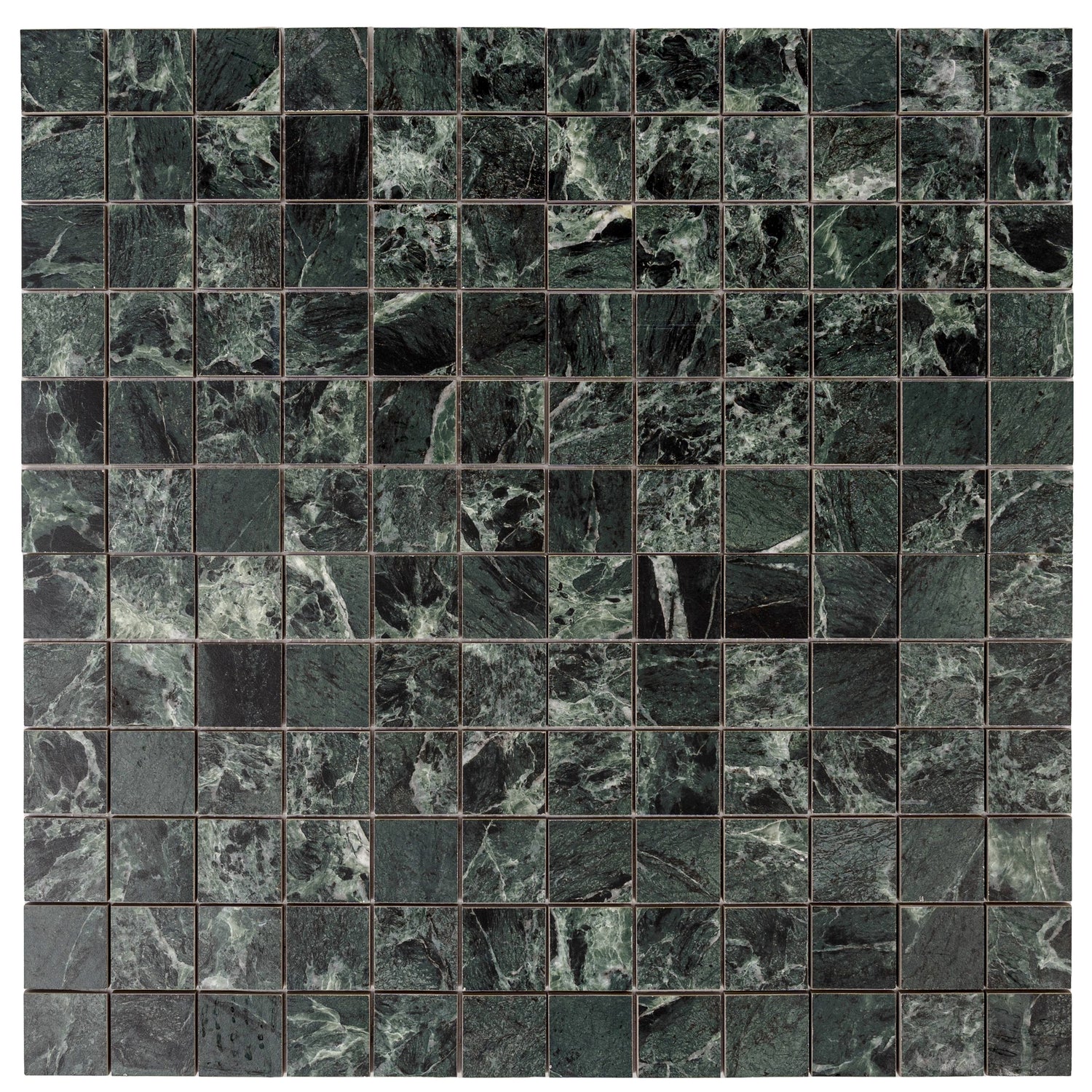 Verde Alpi 12x12 Matte Gres Porcelain Square Mosaic Tile (5.82 sq ft/case, 6-Pack)