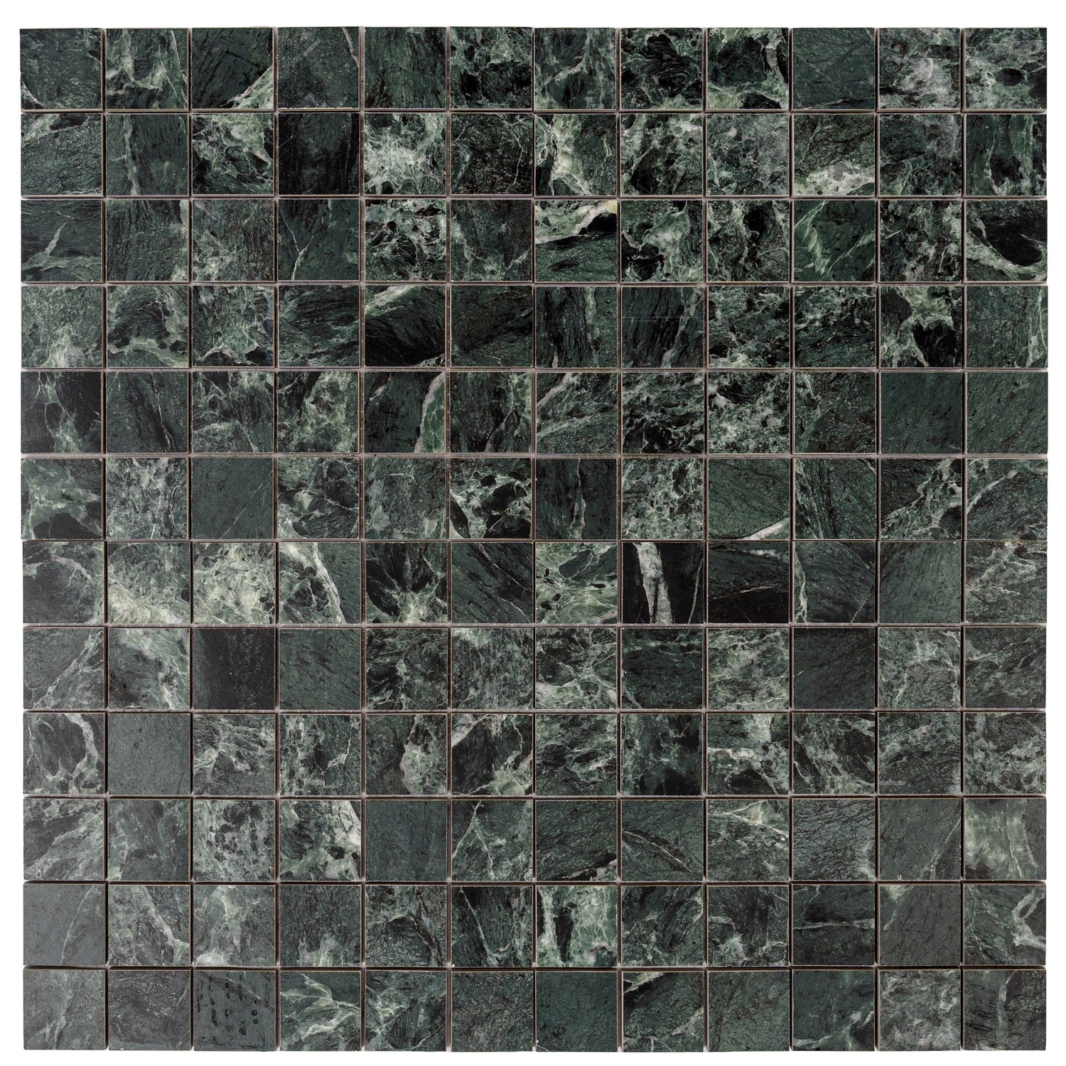 Verde Alpi 12x12 Matte Gres Porcelain Square Mosaic Tile (5.82 sq ft/case, 6-Pack) - Sample