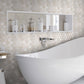 Sample - Stone Beige 12x12 Honed Crema Marfil Marble Hexagon Mosaic tile (5 pack, 4.83 sq ft/case)