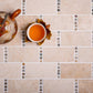 Sample - Stone Beige 12x13 Polished Crema Marfil, Dream Marble Brick Mosaic tile (5 pack, 5.28 sq ft/case)