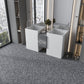 Charcoal Gray Black 11x12 Honed Hexagon Terrazzo Limestone Marble Mosaic Tile (5 pack, 4.38 sq ft/case)