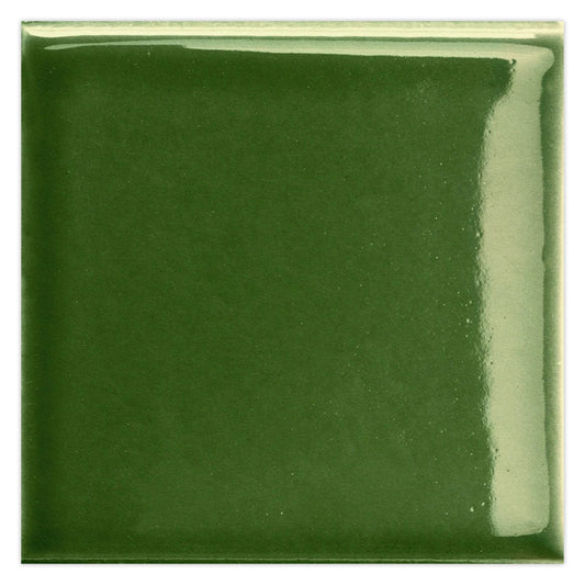 Deep Forest Green 2x2 Glossy Square Porcelain Tile (50 pack, 0.86 sq ft/case) - Sample