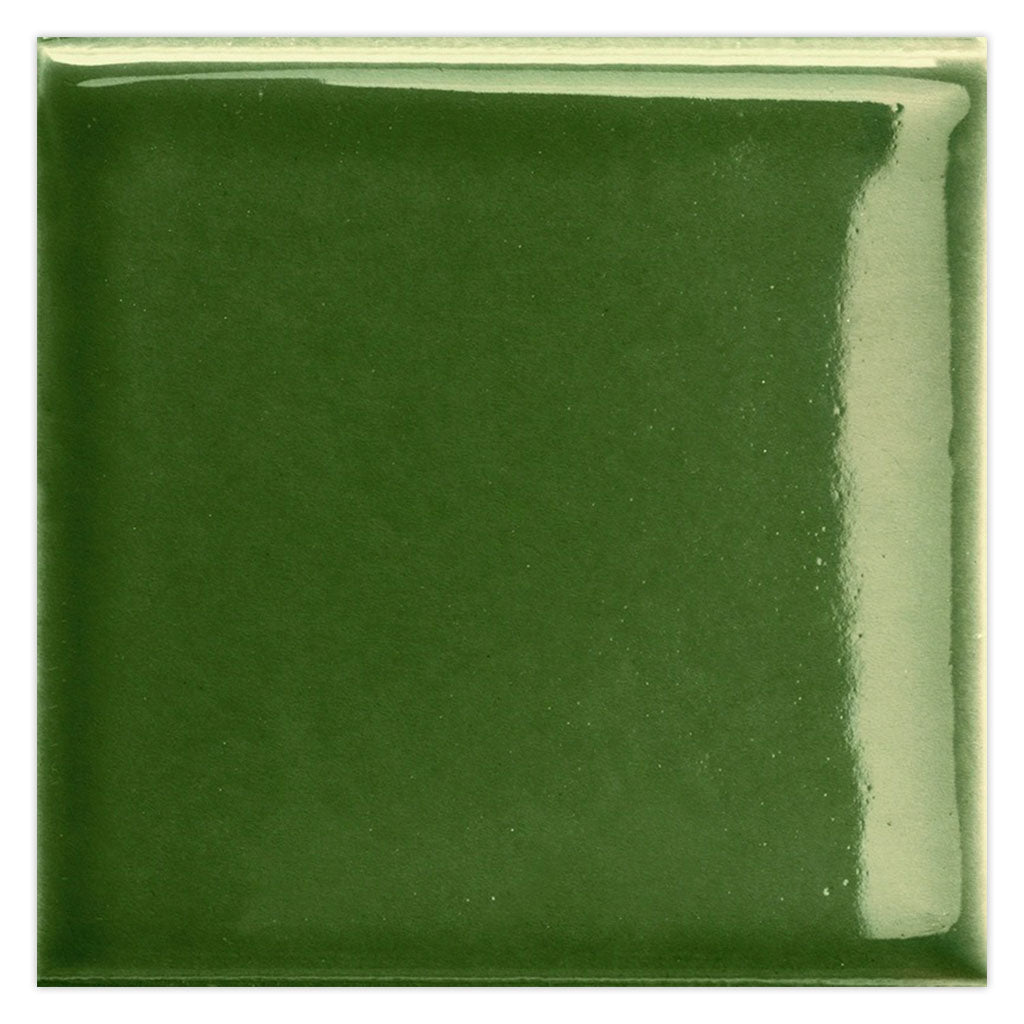 Terralis 1.57 in. x 1.57 in. Glossy Deep Forest Green Porcelain Square Wall and Floor Tile (0.86 sq ft/case) - 50 Pack